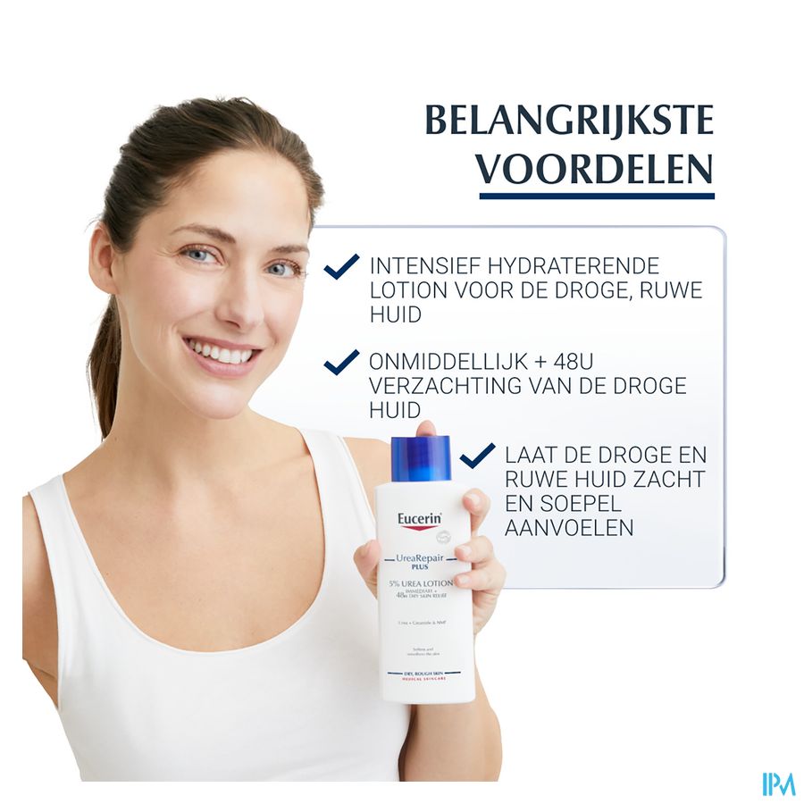 UreaRepair Plus Émollient 5% d'Urée Peau Sèche et Rugueuse 250ml