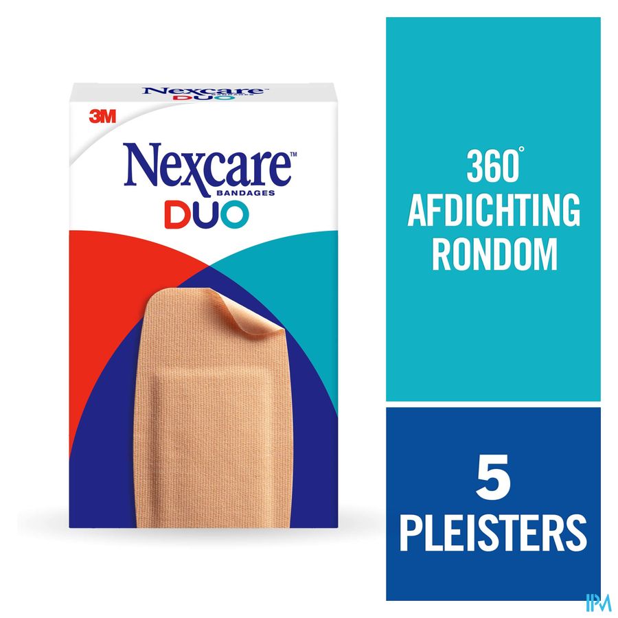 Nexcare 3m Duo Pansement Maxi 51x102mm 5