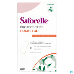 Saforelle Coton Protect Protege Slip Pocket 20