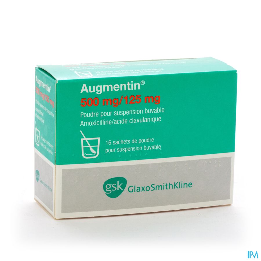 Augmentin Sach 16 X 500mg/125mg