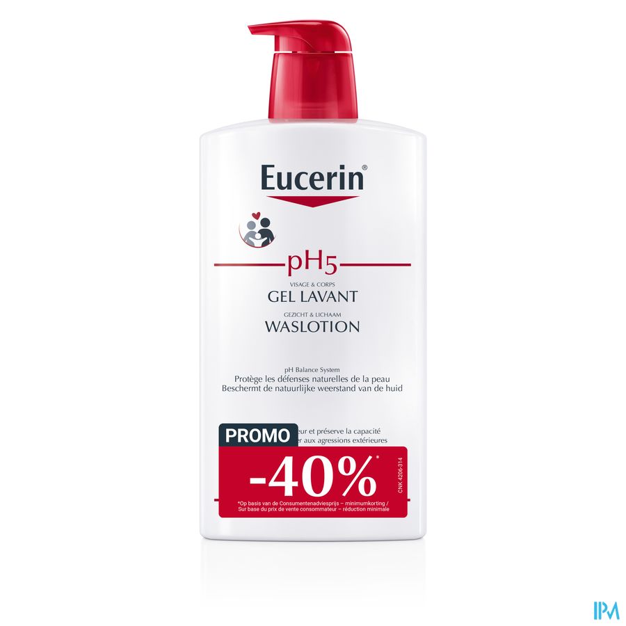 Eucerin Ph5 Gel Lavant 1l Promo -40%