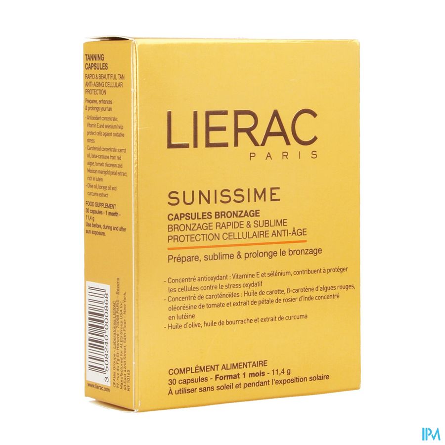 Lierac Sunissime Bronzage Blister Caps 30