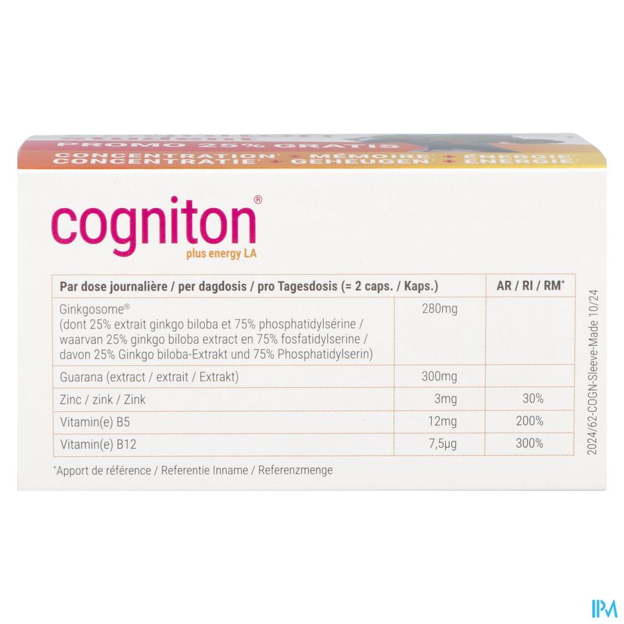 Cogniton Student Promo-25% Caps 90