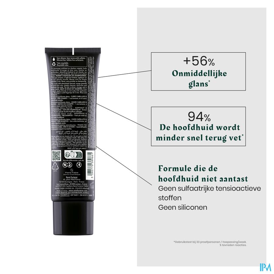 René Furterer Scrub - Gommage soin détox cuir chevelu - HEAD SPA