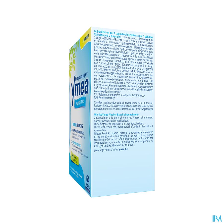 Ymea® Ventre Plat 64 P. - Ménopause - Contre Bouffées De Chaleur & Ballonnements