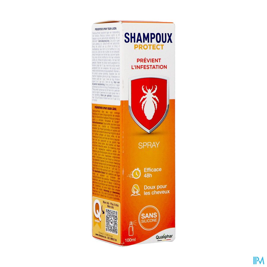 Shampoux Protect spray anti-poux et anti-lentes  100 ml