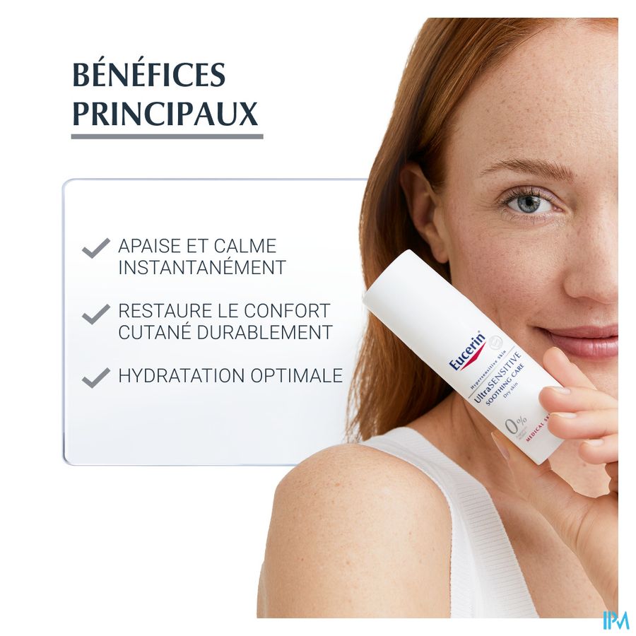 UltraSENSIBLE Soin Apaisant Peau Normale à Mixte Peau Hypersensible avec pompe 50ml