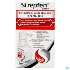 Strepfen 8,75mg Spray Sol Pulv Buccale 15ml