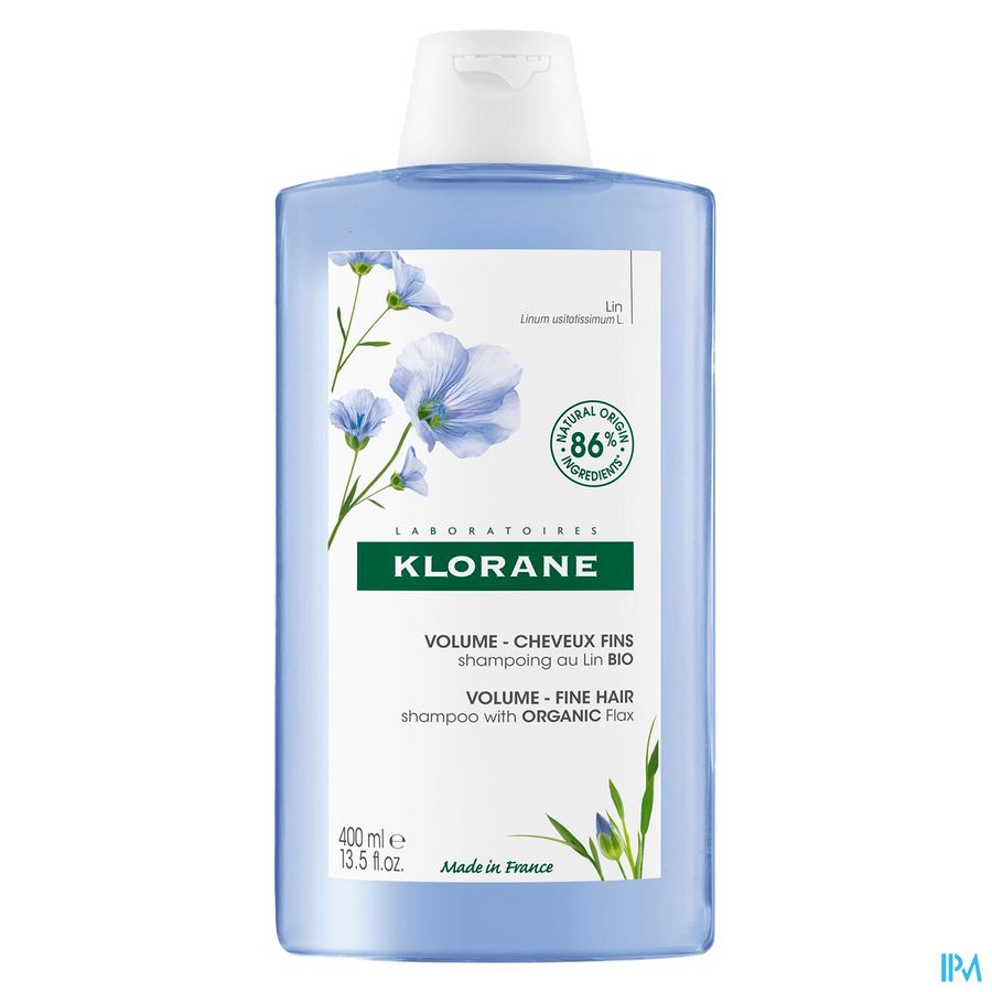 Klorane - Shampoing au Lin BIO - Volume - Cheveux fins