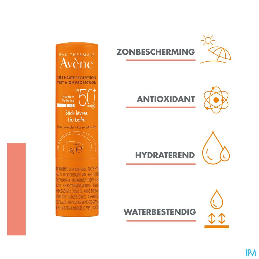 Eau Thermale Avène - Stick lèvres SPF 50+