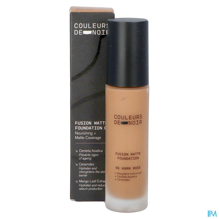 Couleurs De Noir Fus. Matte Fdt 06 W. Rose 30ml
