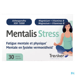 Mentalis Stress Caps 30