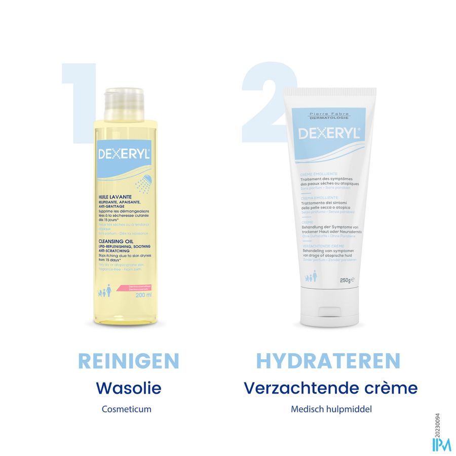 DEXERYL HUILE LAVANTE 200ML Hygiène peau sèche et à tendance atopique