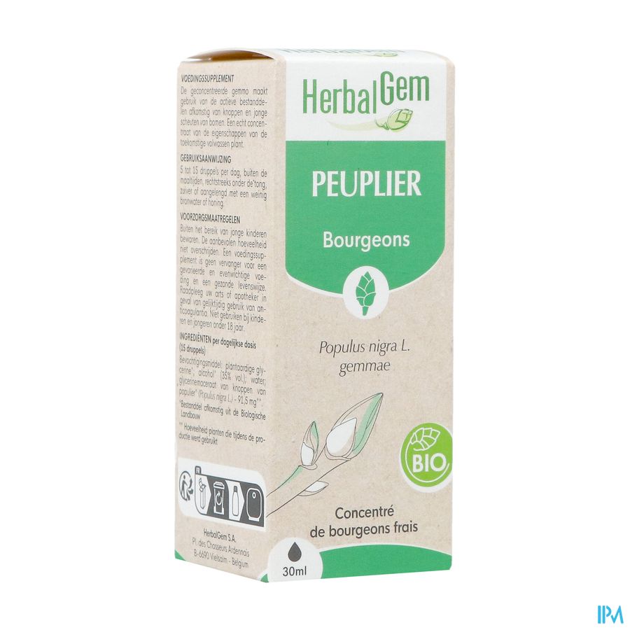 Herbalgem Peuplier Bio 30ml