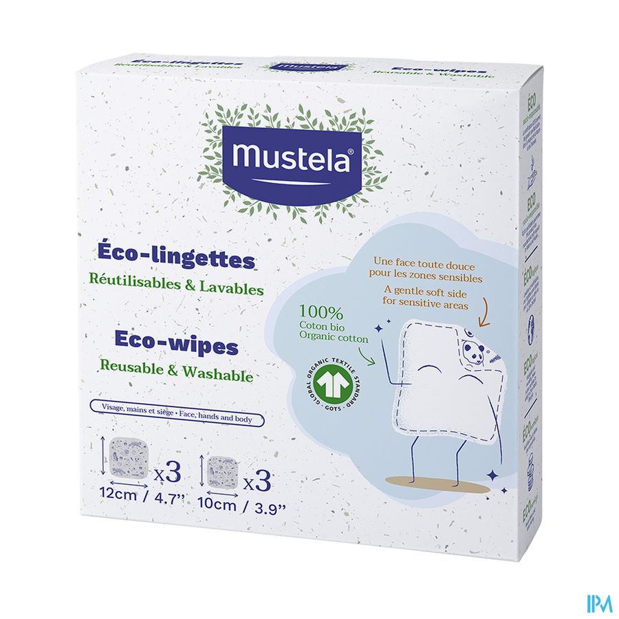 Mustela mes eco lingettes 6 pcs