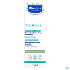 Mustela Stelatopia® crème émolliente visage et paupières