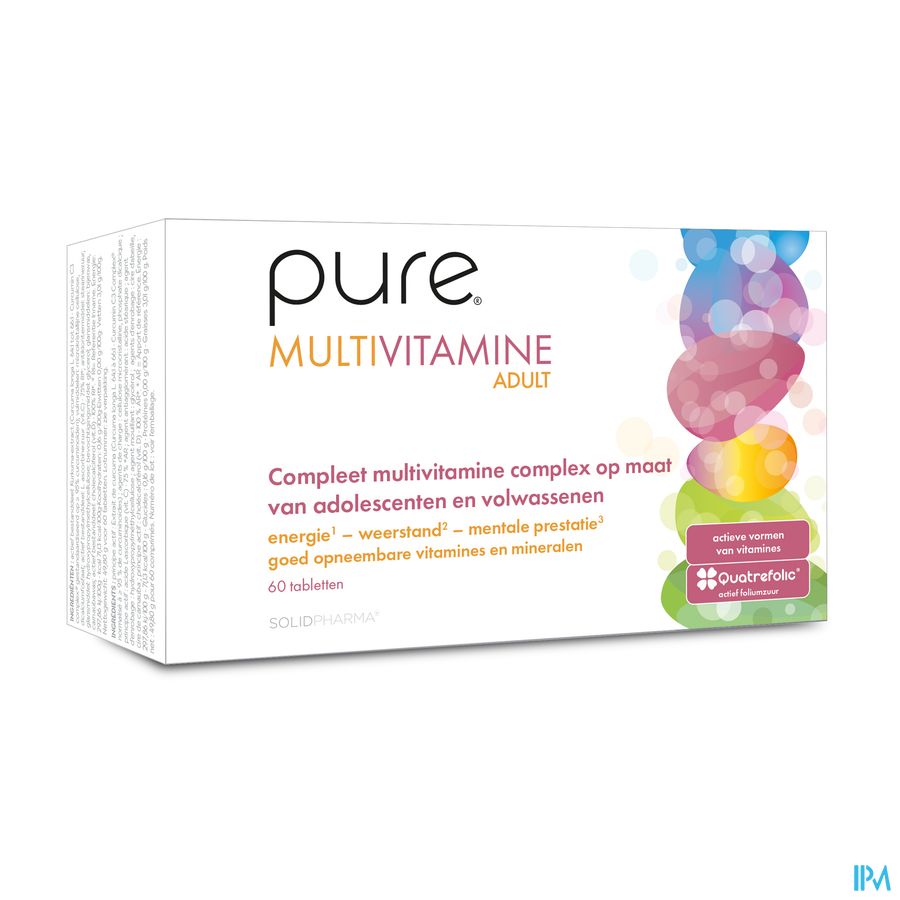 Pure Multivitamine Adult Comp 60