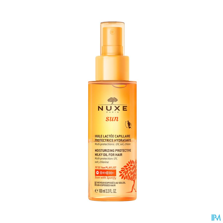 Nuxe Sun Huile Lacte Capil. Prot.hydra Fl 100ml Nf