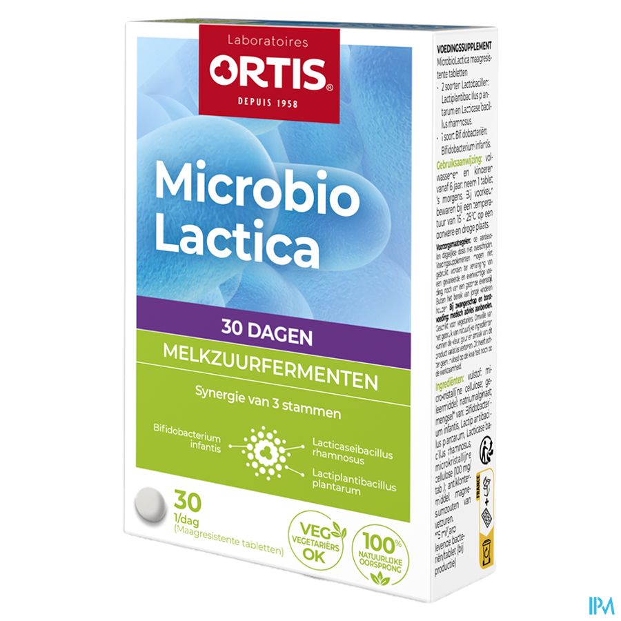 Ortis Microbio Lactica Comp 30