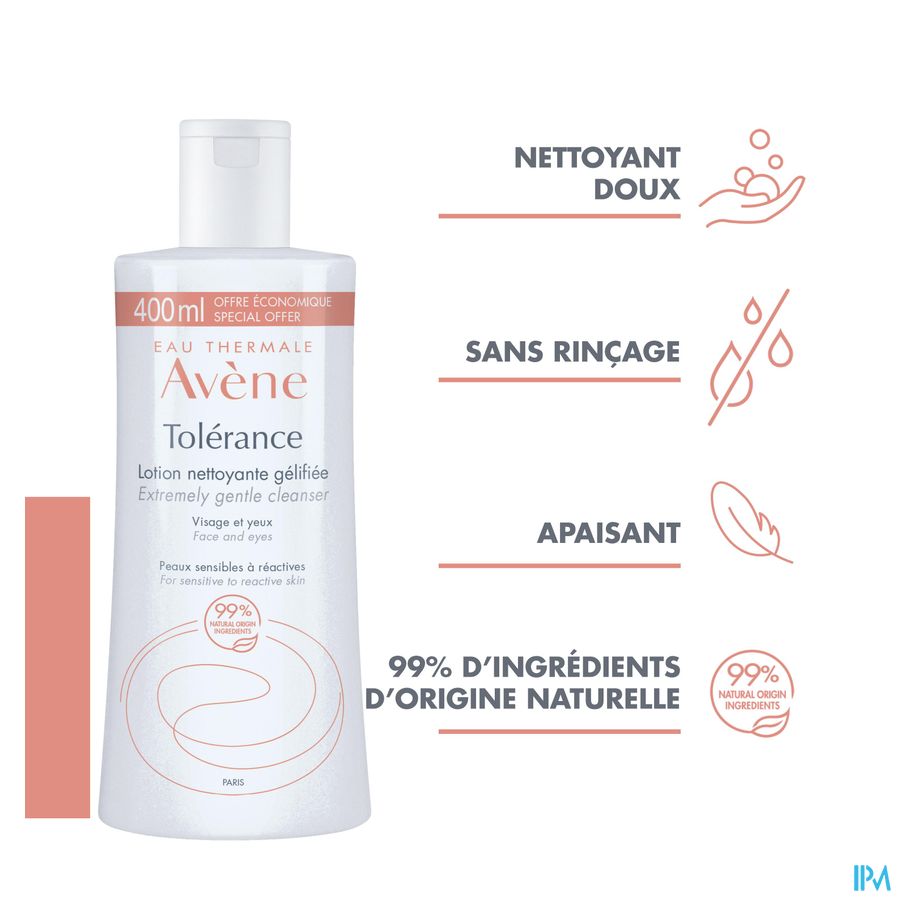 Eau Thermale Avène - Tolérance Lotion nettoyante gélifiée