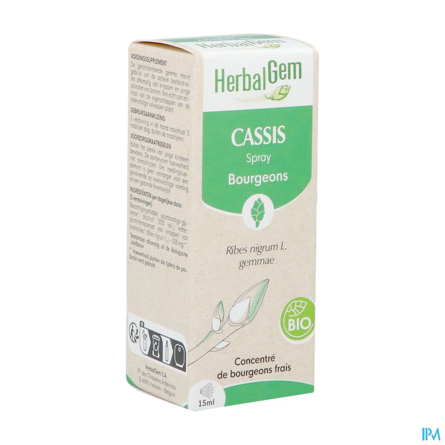 Herbalgem Cassis Bio Spray 15ml