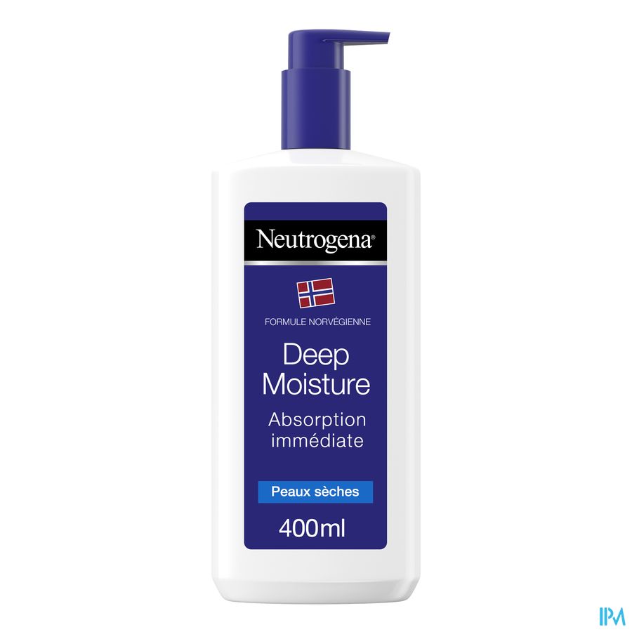 Neutrogena® Formule norvégienne® Lait corps hydratation intense, crème corps pour peaux sèches 400 ml