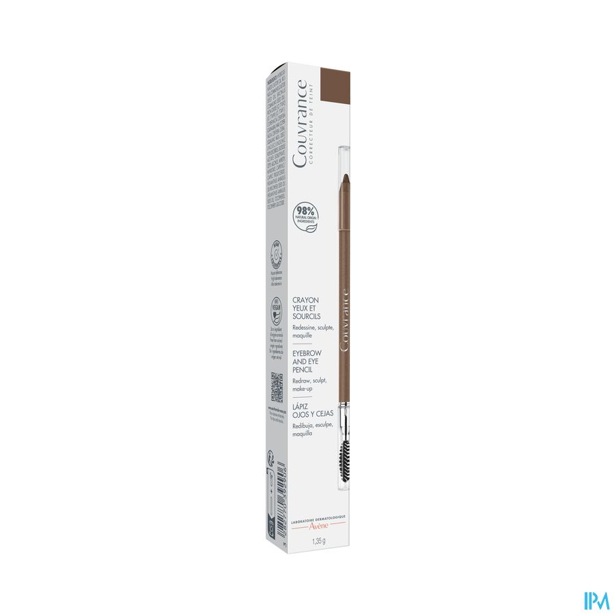 Eau Thermale Avène COUVRANCE Crayon sourcils brun