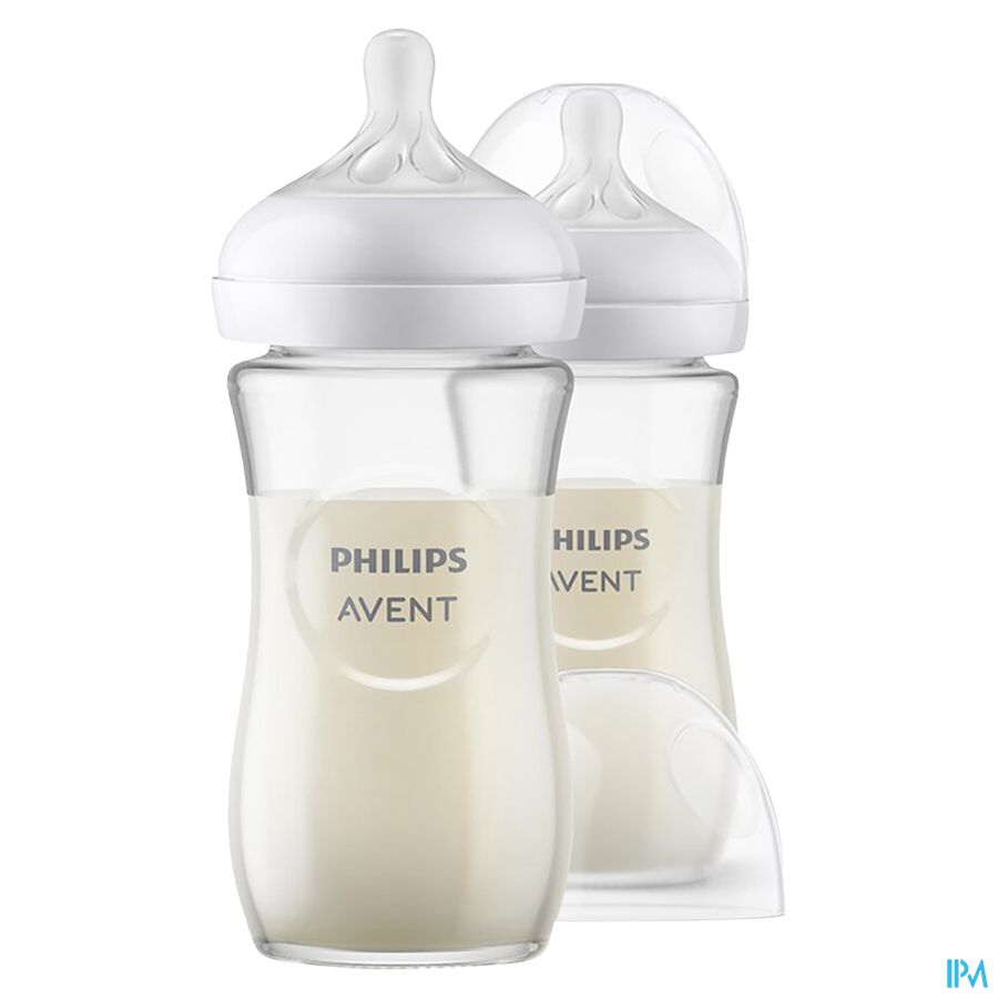 Philips Avent Natural 3.0 Biberon Verre Duo2x240ml