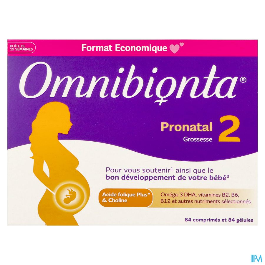 Omnibionta Pronatal 2 Gross 12 Sem.comp 84+caps84