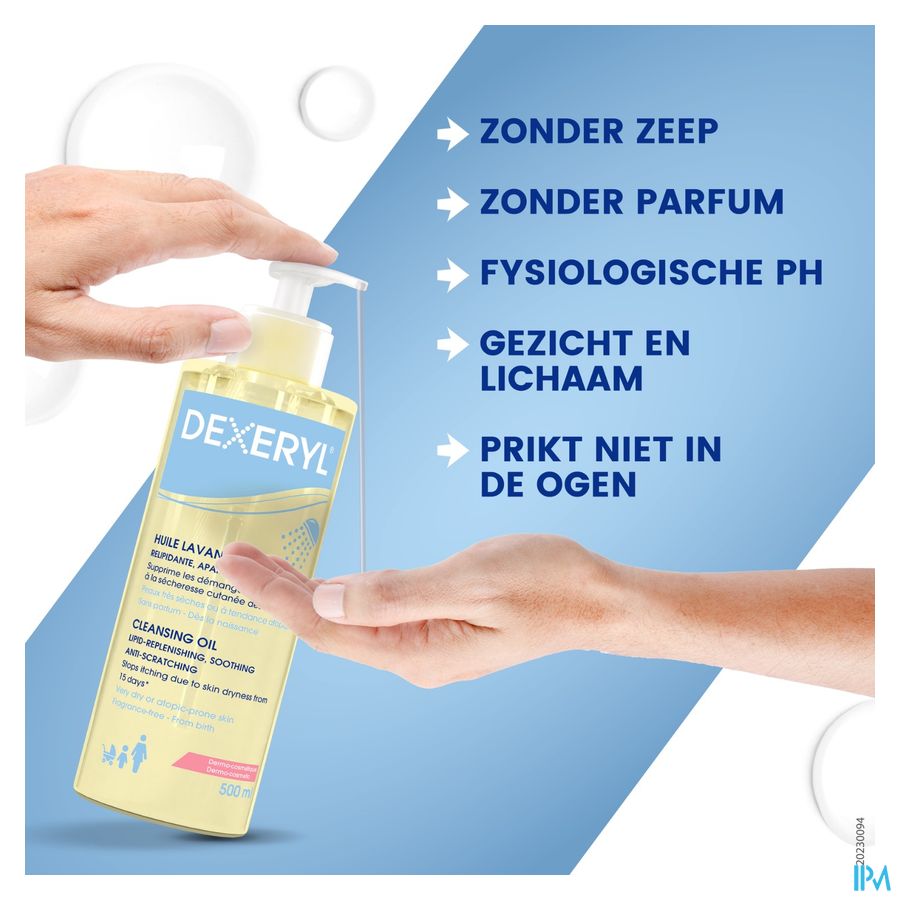 DEXERYL HUILE LAVANTE 500ML Hygiène peau sèche et à tendance atopique