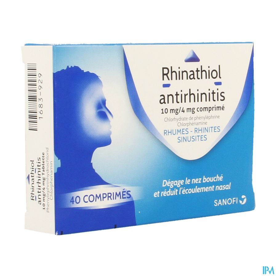 Rhinathiol Antirhinitis Tabl 40