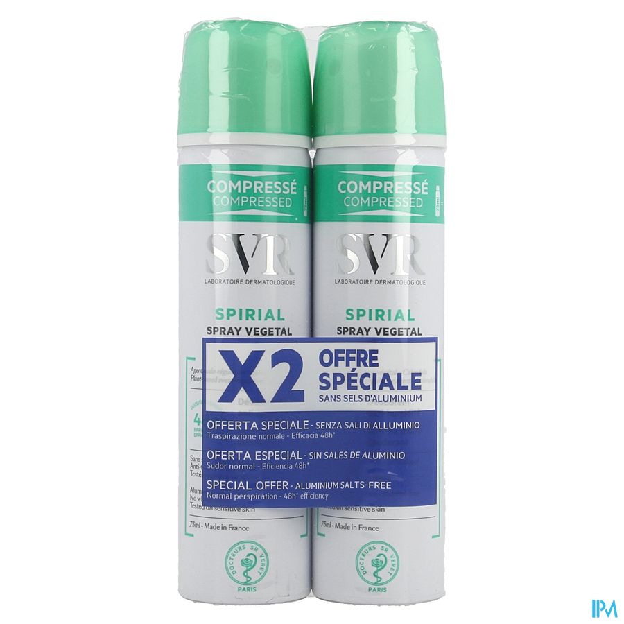 Svr Spirial Spray Vegetal Duo 2x75ml