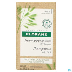 Klorane - Shampoing solide à l’Avoine - Tous types de cheveux