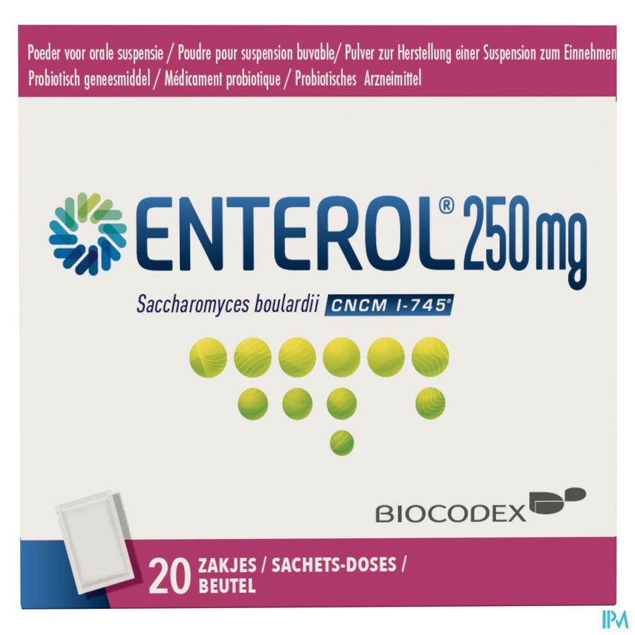 Enterol 250mg Pulv Sach 20