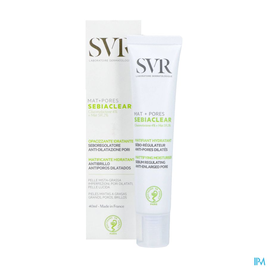 Svr Sebiaclear Creme Mat + Pores Tube 40ml