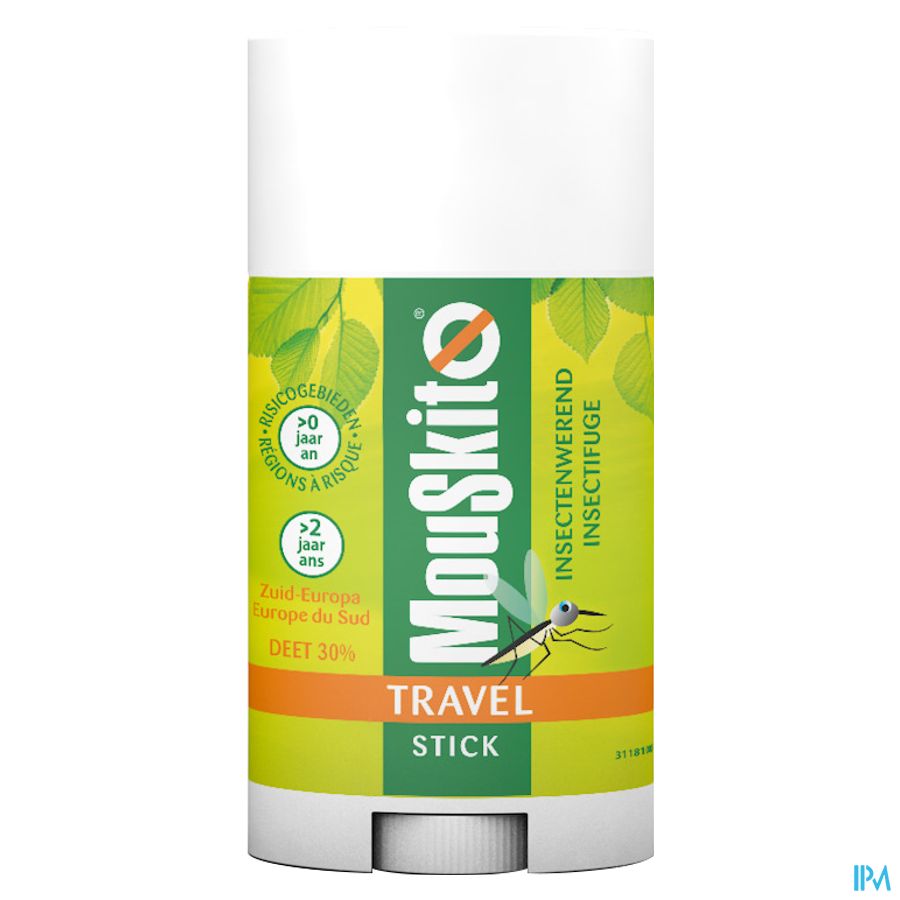 MOUSKITO® SOUTH EUROPE STICK 40 ML - Anti-Moustiques, Mouches, Guêpes - DEET 30%