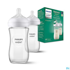 Philips Avent Natural 3.0 Biberon Verre Duo2x240ml