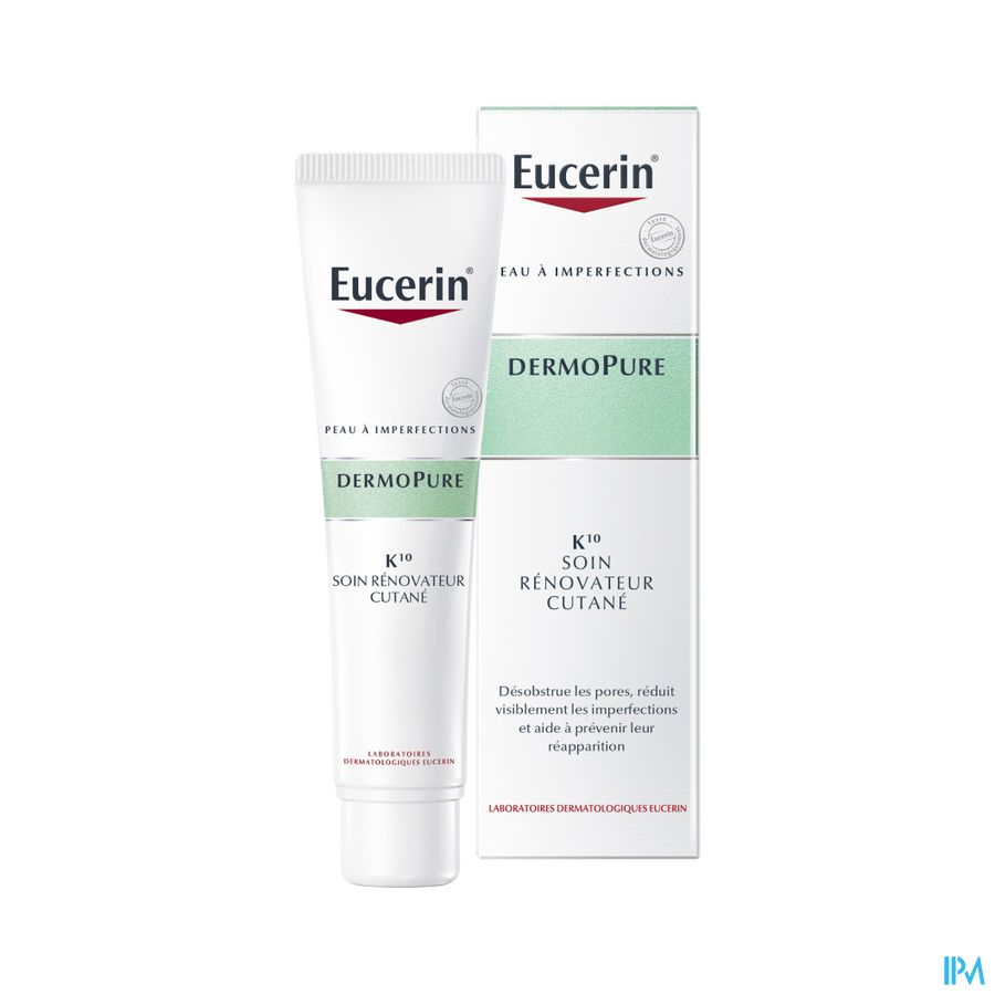 DermoPure K¹º Soin Rénovateur Cutané Acné Peau à Imperfections Tube 40ml