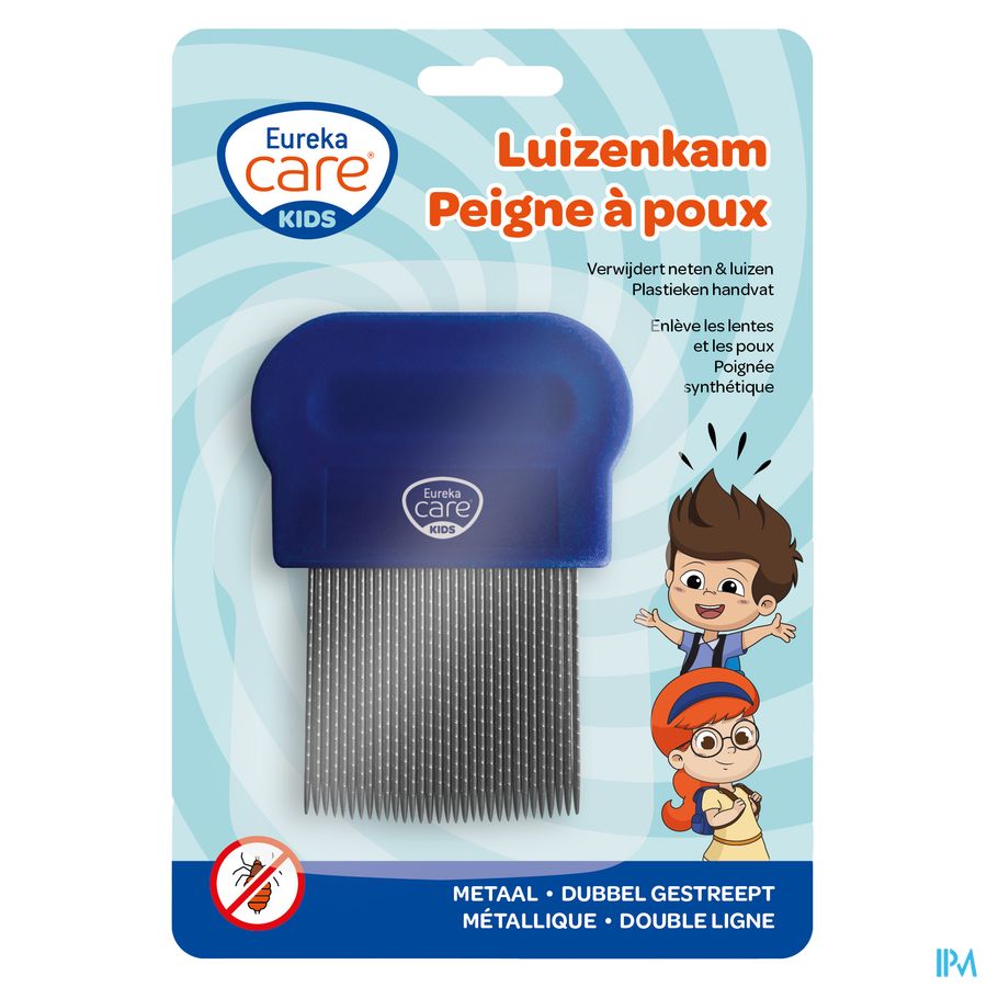 Eureka Care A/poux Metallique Double Raye