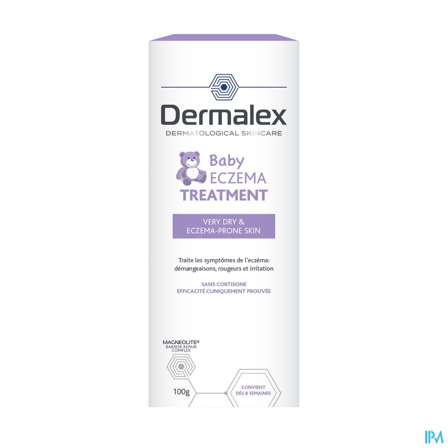 Dermalex® Eczema Bébé - Sans Cortisone - 100ml - A Partir De 8 Semaines
