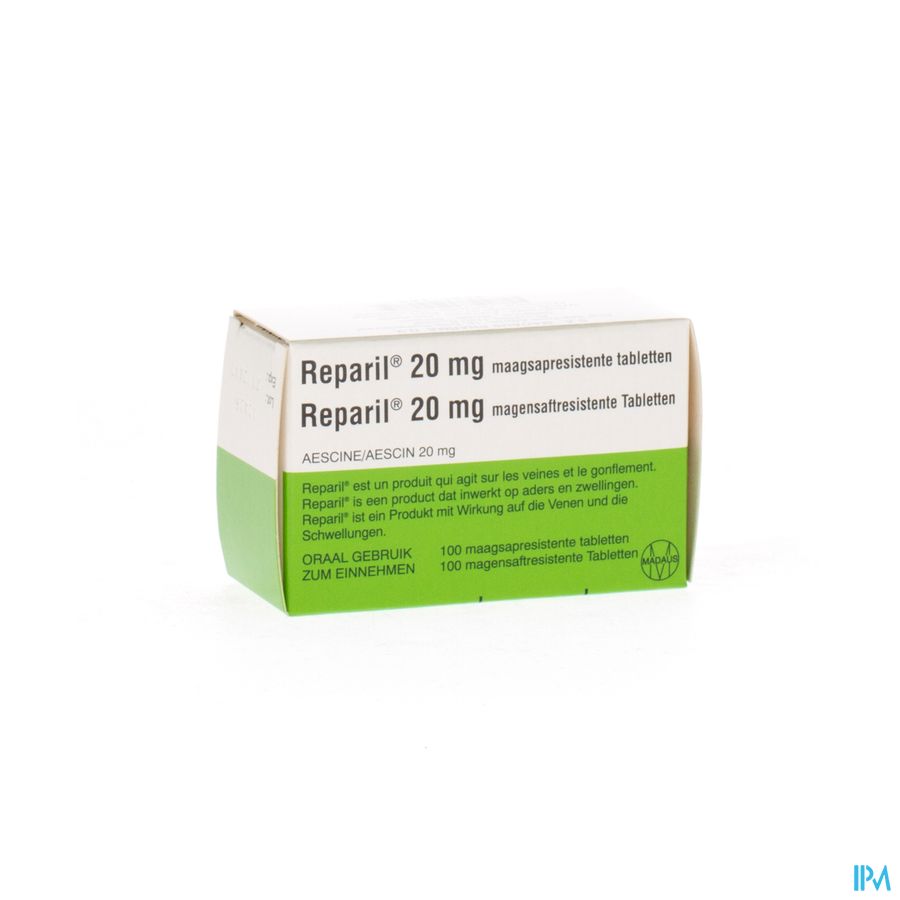 Reparil Comp Gastroresist 100 X 20mg