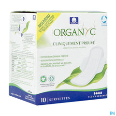 Organyc Serviettes Super Coton Bio 10