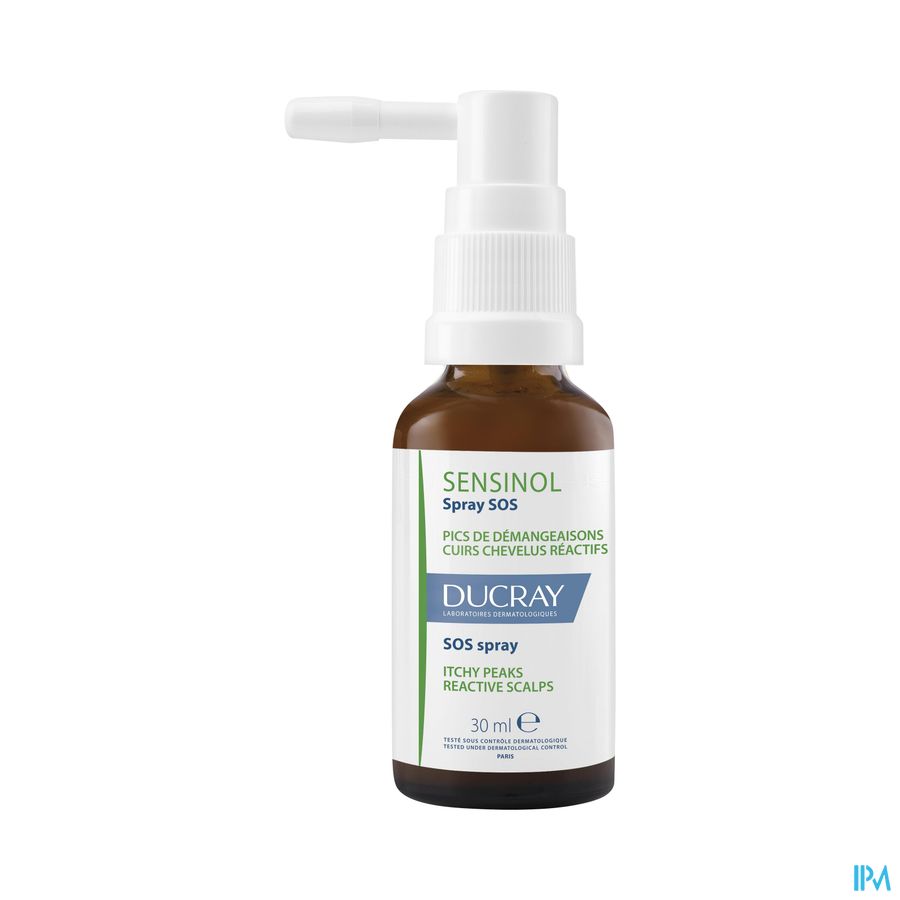 Ducray SENSINOL Sérum Apaisant Physioprotecteur - Spray Cuirs chevelus sensibles sujets à fortes démangeaisons Spray