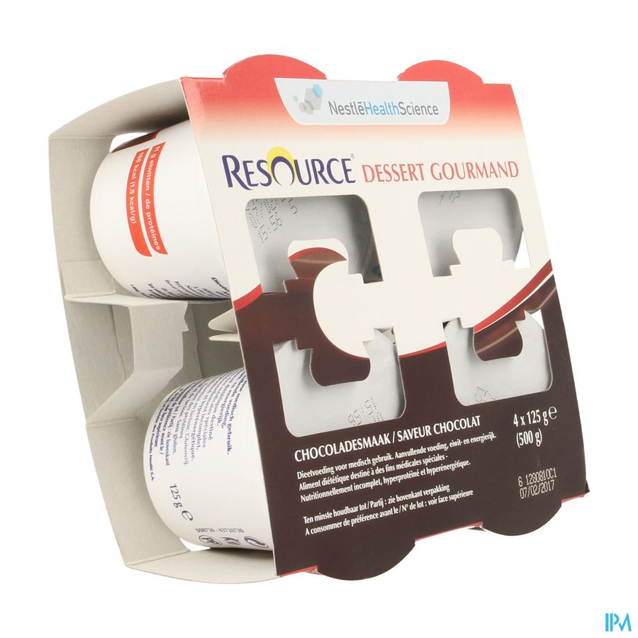 Resource Dessert Gourmand Chocolat 4x125g 12311109