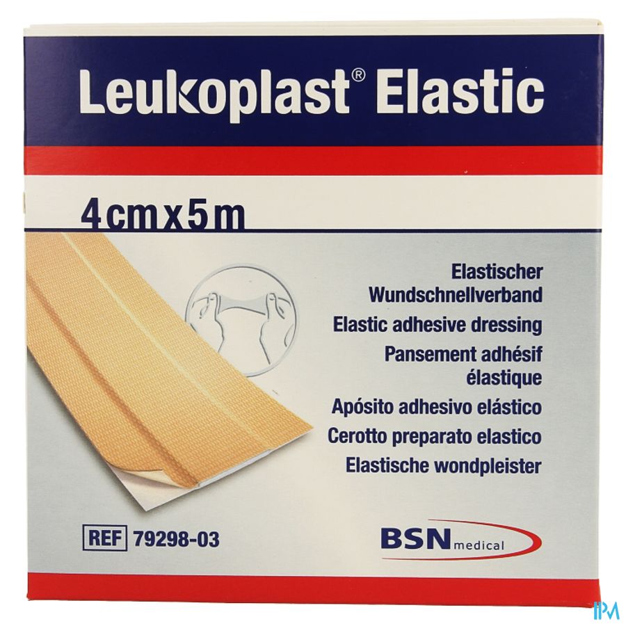 Leukoplast Elastic 5mx4cm 1