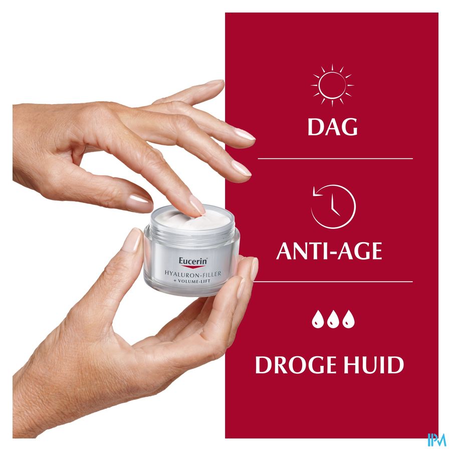 Hyaluron-Filler + Volume-Lift Soin de Jour SPF 15 Peau Sèche Anti-Rides & Anti-Âge Pot 50ml