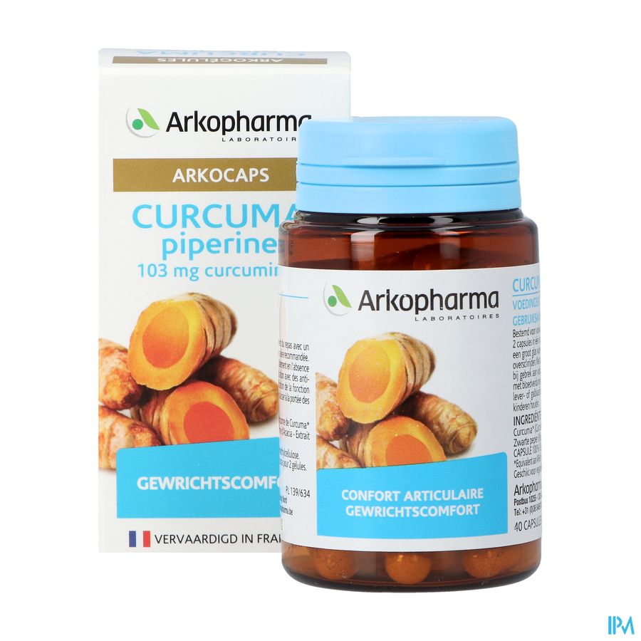 Arkogelules Curcuma Caps 40 Nf
