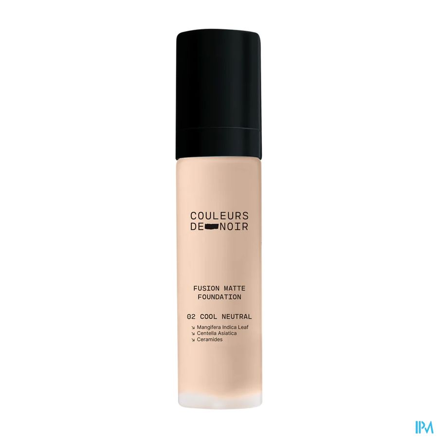 Couleurs De Noir Fus. Matte Fdt 02 C. Ntrl 30ml