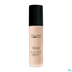 Couleurs De Noir Fus. Matte Fdt 02 C. Ntrl 30ml