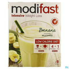 Modifast Intensive Banana Flavour. Milkshake 8x55g